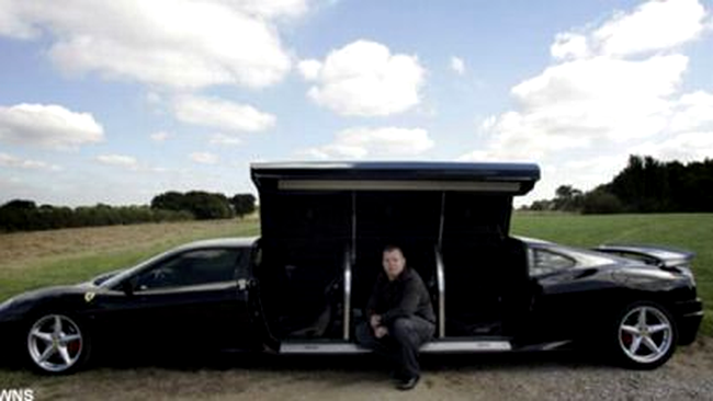 ferrari limo