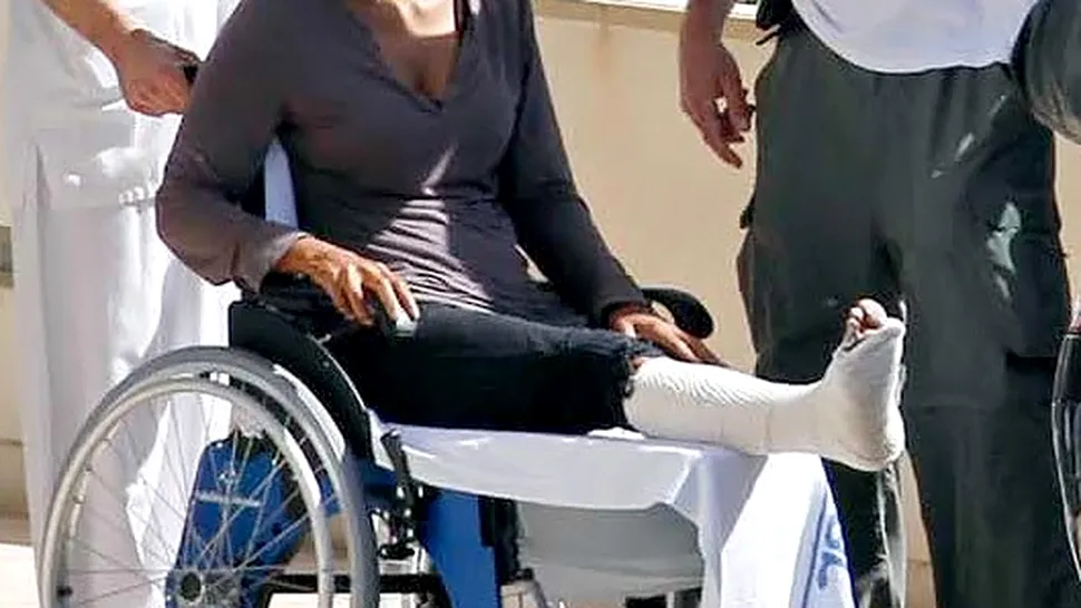 Halle Berry si-a rupt un picior la filmari