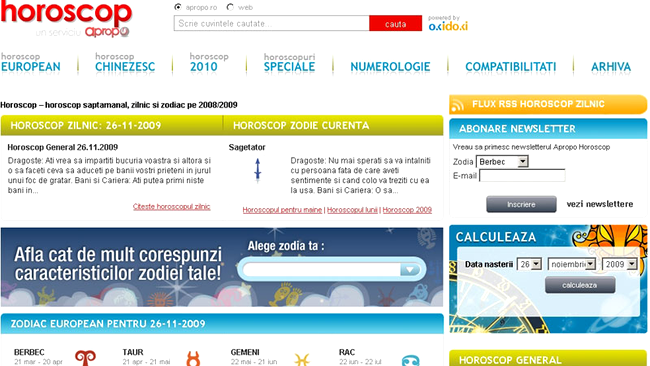 Horoscop Apropo.ro