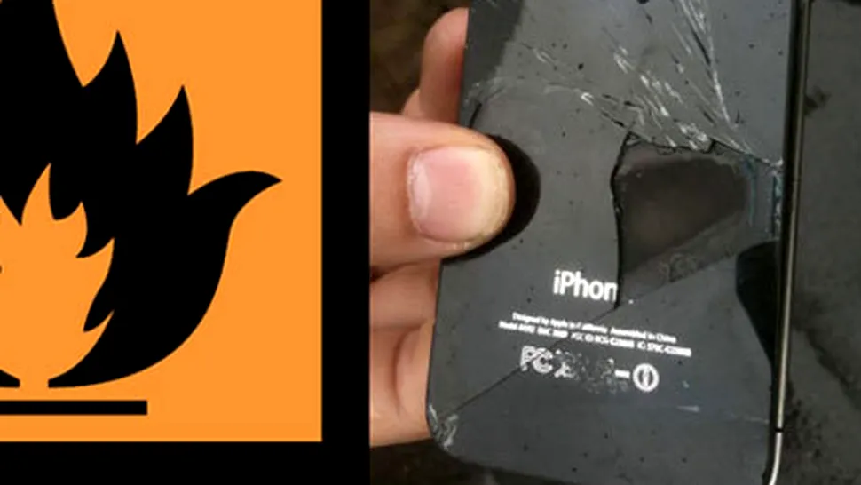 Un iPhone 4 a facut combustie interna in timpul unui zbor din Australia