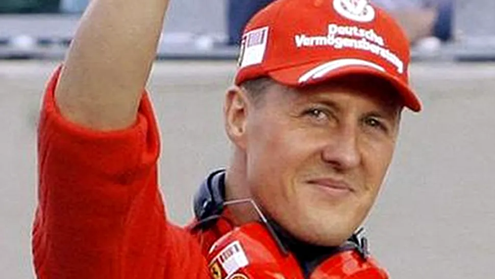 Reacția lui Michael Schumacher când aude copiii și vocea soției