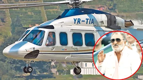 Ion Tiriac, la un pas de moarte! Era sa cada cu elicopterul