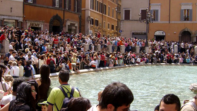 Turisti in Roma 