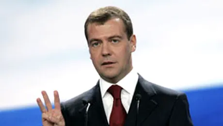 Romania „a uitat” sa-l felicite pe Medvedev