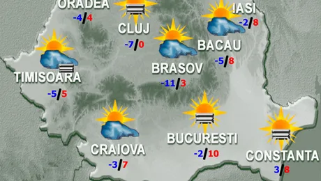 Vremea Apropo.ro: Mult soare si temperaturi maxime in crestere