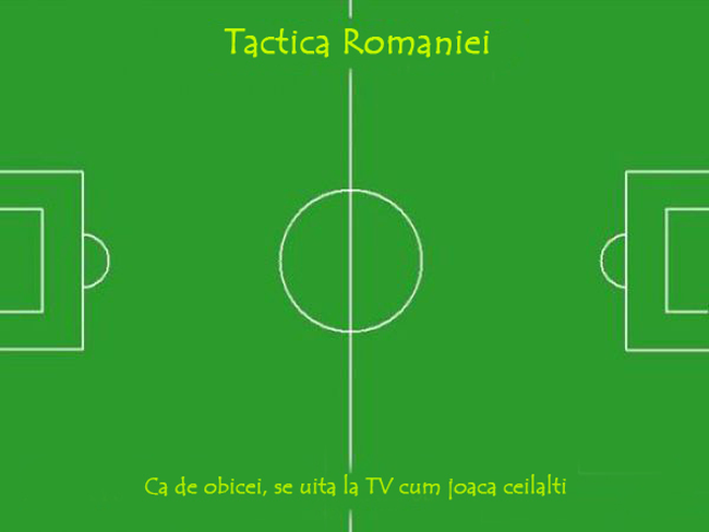 Tactica Romaniei la Campionatul Mondial 2010