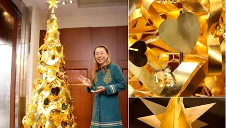 Bradul de Craciun de 2 milioane de dolari, expus la Tokyo (Poze)