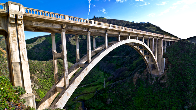 California One în afara Big Sur