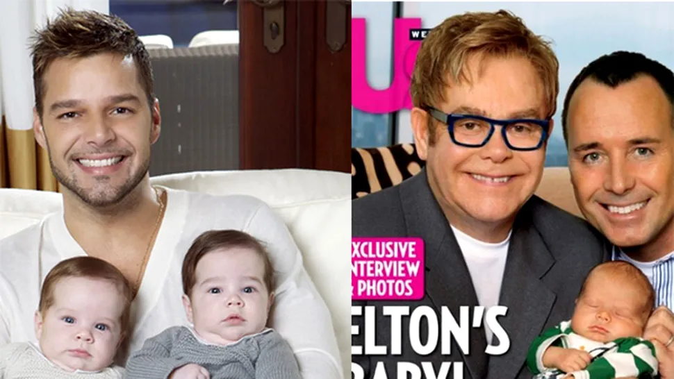 Ricky Martin ii da sfaturi parintesti lui Elton John