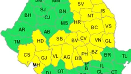 A venit toamna, cu vant si ploi, in 21 de judete!