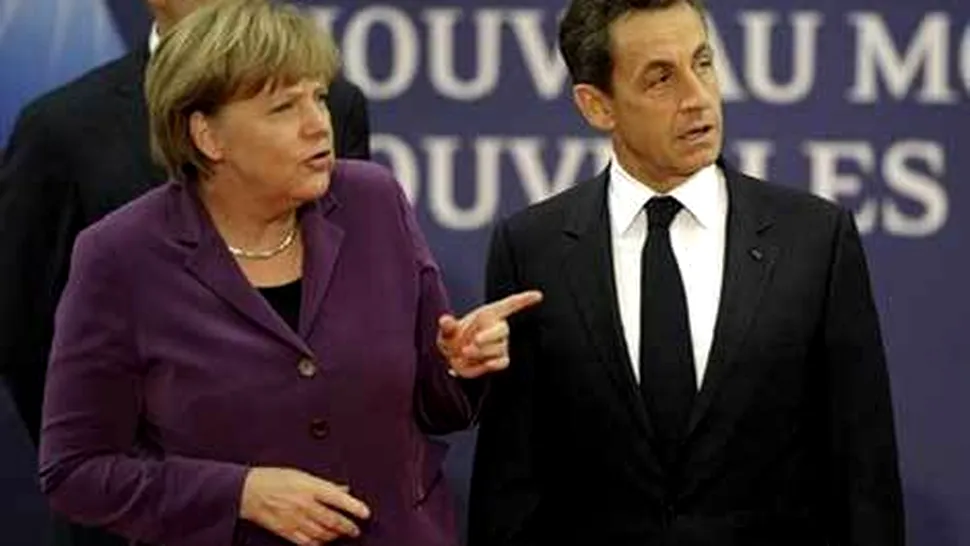 Sarkozy si Merkel cer un sistem financiar unitar la nivelul UE