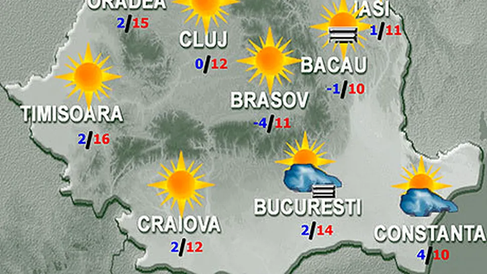 Vremea Apropo.ro: Ziua e toamna, iar noaptea e iarna