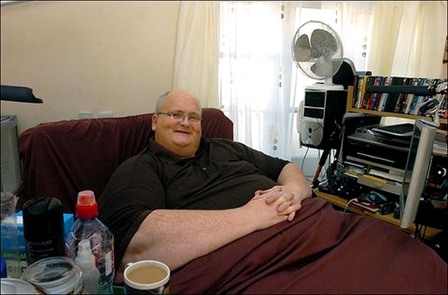 Paul Mason, cel mai gras om din lume