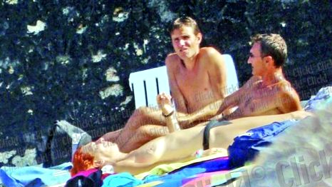 Brianna Caradja la plaja