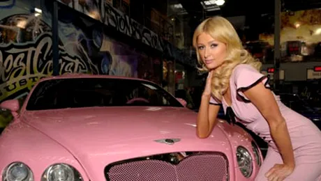 Pink Bentley pentru Paris Hilton (Poze)