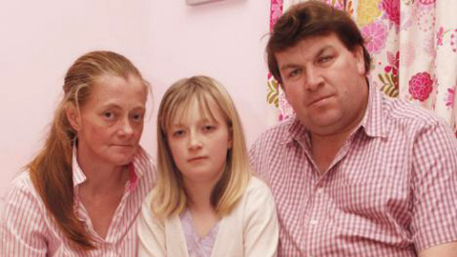 Hannah Jones cu parintii ei