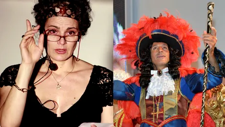 Maia Morgenstern – mama domnitorului Ştefan cel Mare la carnavalul lui Mazăre