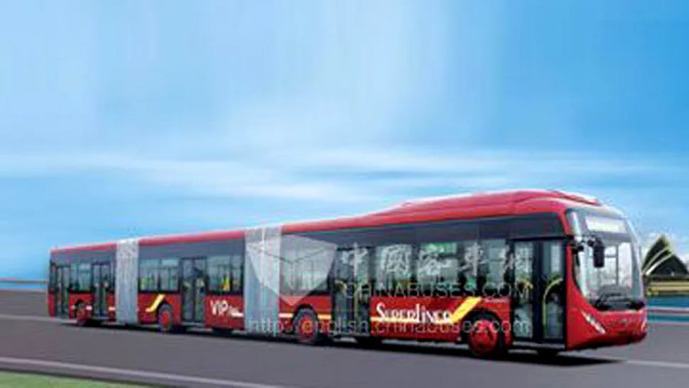 Chinezii lanseaza cel mai mare autobuz din lume