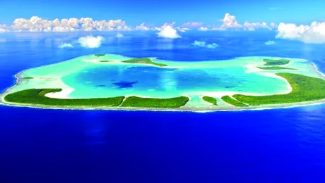 Insula privată a lui Marlon Brando, un colț de paradis (Poze)