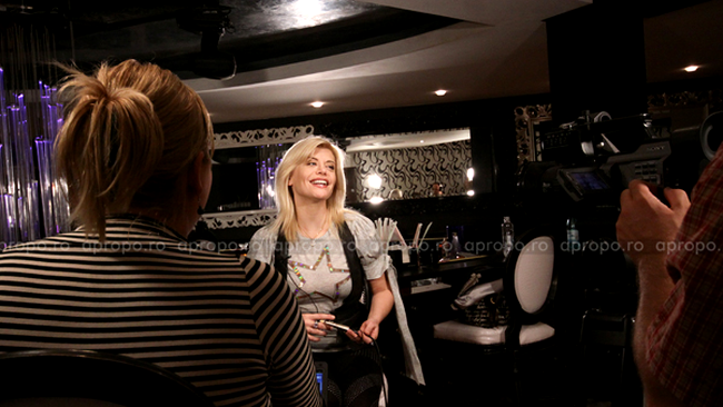 Loredana la videochat-ul Apropo.ro