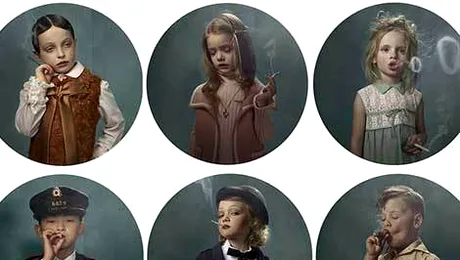 Imagini socante: Portrete de copii fumand! (Poze & Video)