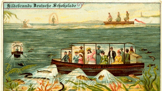 Submarin turistic, cu vedere panoramica