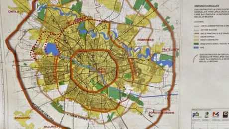 Inel de circulație pentru fluidizarea traficului din zona centrală a Capitalei