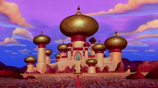 Palatul sultanului din Aladdin