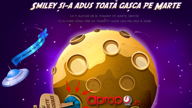 apropo pe marte