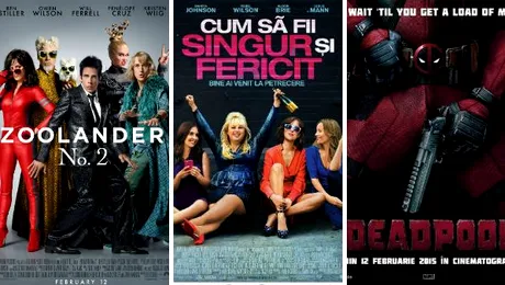 Premierele săptămânii 12 – 18 februarie în cinema: Deadpool vs Zoolander