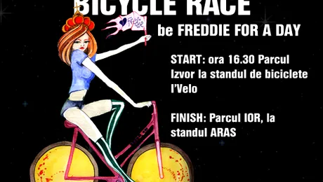Mars pe biciclete in memoria lui Freddie Mercury