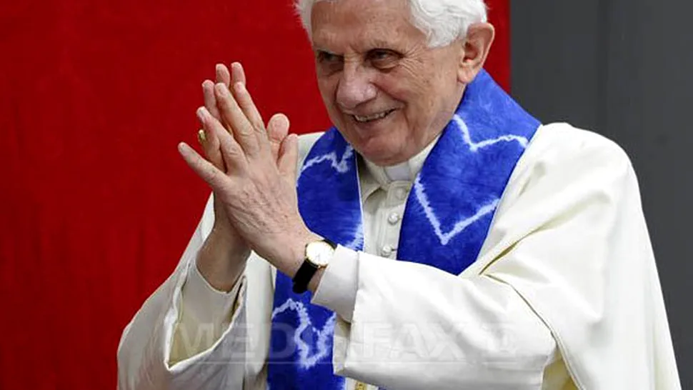 Papa Benedict le-a trimis cadouri de paste rromilor care au ocupat bazilica San Paolo