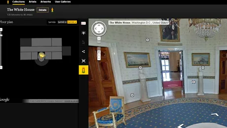 Google Street View face un tur al Casei Albe (Video)