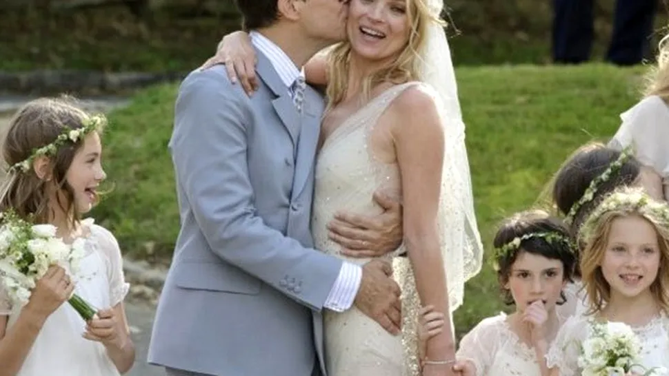 Kate Moss s-a casatorit cu Jamie Hince (poze)