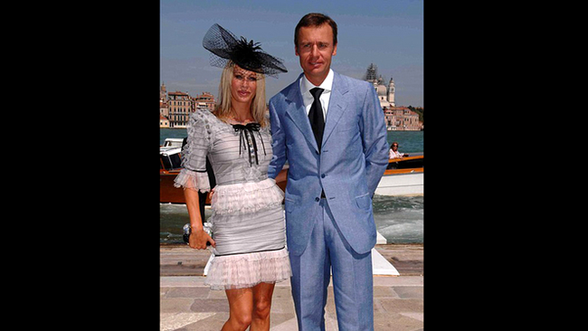 Kirsty si sotul ei, Ernesto Bertarelli