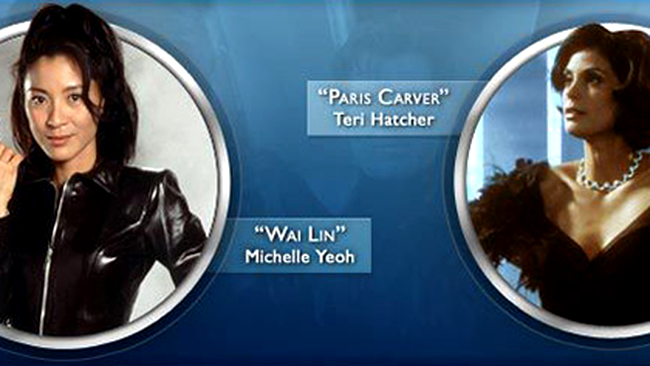Tomorrow Never Dies (1997). Michelle Yeoh, Teri Hatcher