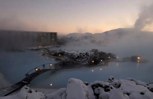 Pool At Blue Lagoon Geothermal Resort - GrindavÃ­k, Iceland