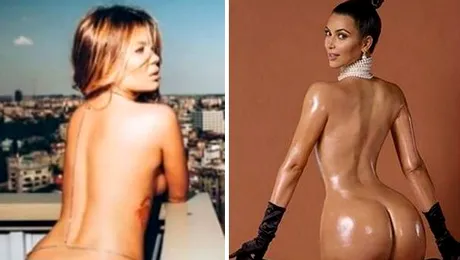 Kim Kardashian e istorie, Gina Pistol şi-a „tunat” fesele! Cum poate să arate acum
