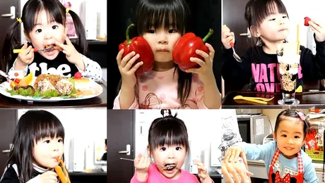 Fetița care mănâncă tot și nu se satură niciodată (Video)