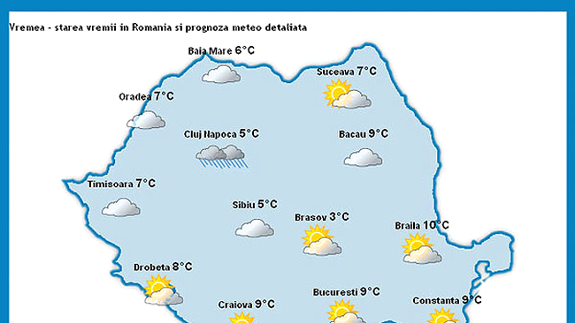 Click pe Vremea.Apropo.ro, pentru o prognoza meteo completa!
