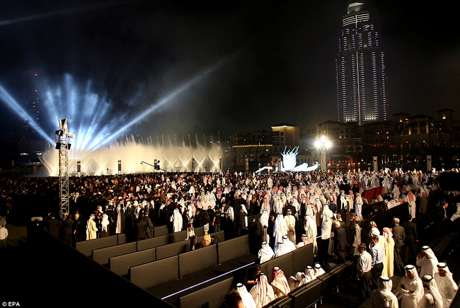 Burj Dubai - inaugurare