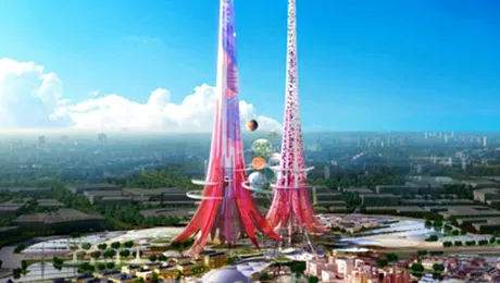 Cele mai înalte clădiri din lume vor fi în China, în formă de stalagmite