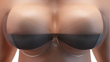 Sutienul magnetic, pentru femei cu busturi generoase