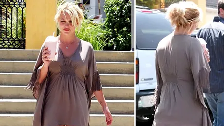 Britney Spears, din nou cu posteriorul la vedere