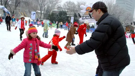 Primul patinoar pe acoperiș din București