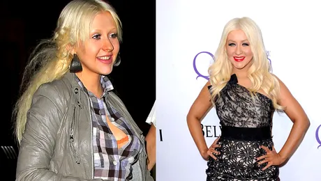 Christina Aguilera, de nerecunoscut fara machiaj