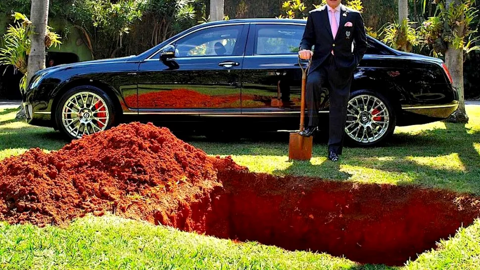 Un brazilian vrea să își înmormânteze Bentley-ul de 400.000 de euro
