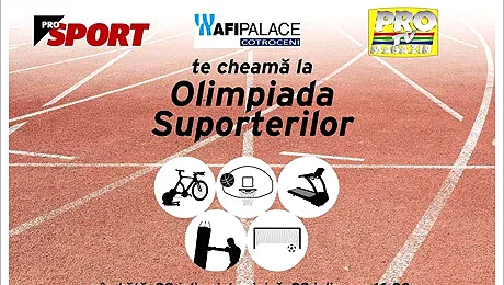 Dana Rogoz și Dan Cruceru se întrec la „Olimpiada Suporterilor”