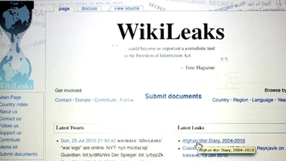 Atacat de hackeri, WikiLeaks s-a mutat in Elvetia