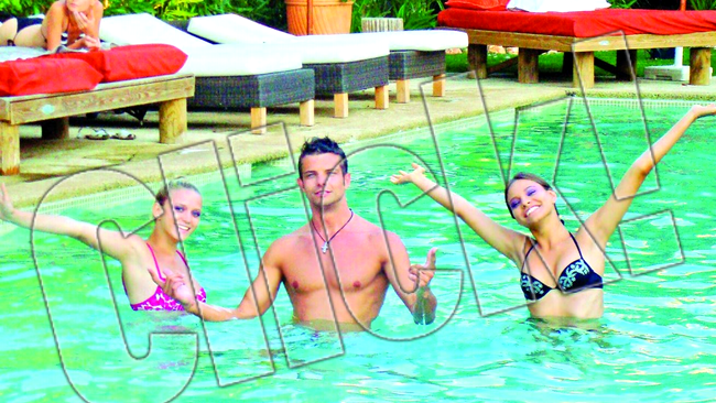 voicu la piscina, la Saint Tropez